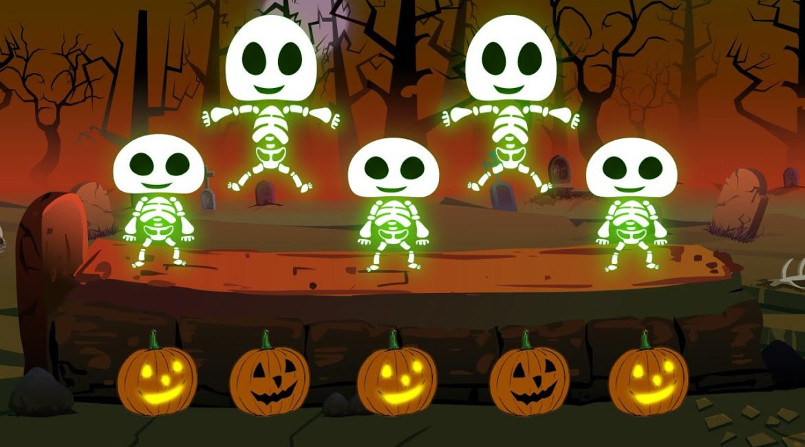 Five Little Skeletons Текст песни с переводом